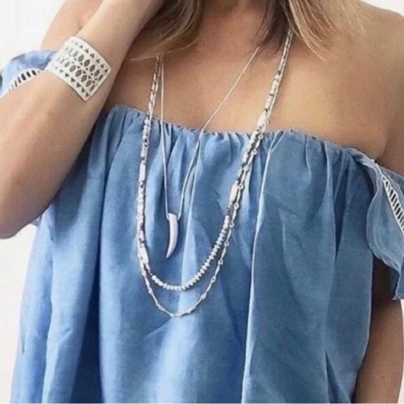 Stella & Dot Tiburon 3-in-1 Layered Necklace - Picture 4 of 5